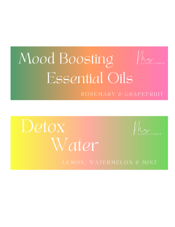 Mood Boosting Essential Oil & Detox Water Recipes
