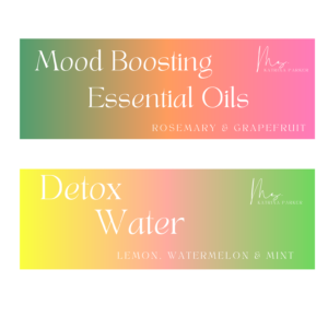 Mood Boosting Essential Oil & Detox Water Recipes